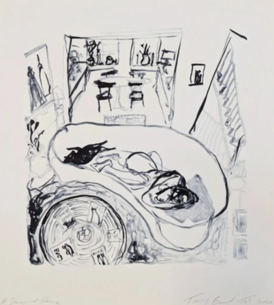 石版画 Emin - A Sleep at Home