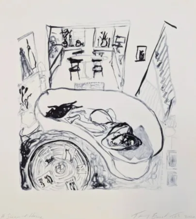 石版画 Emin - A Sleep at Home