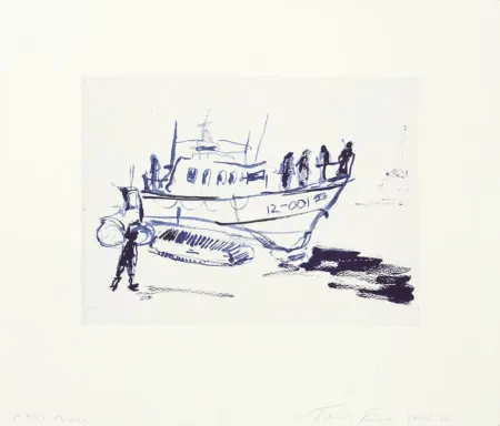 石版画 Emin - RNLI 12-001 (Boat)