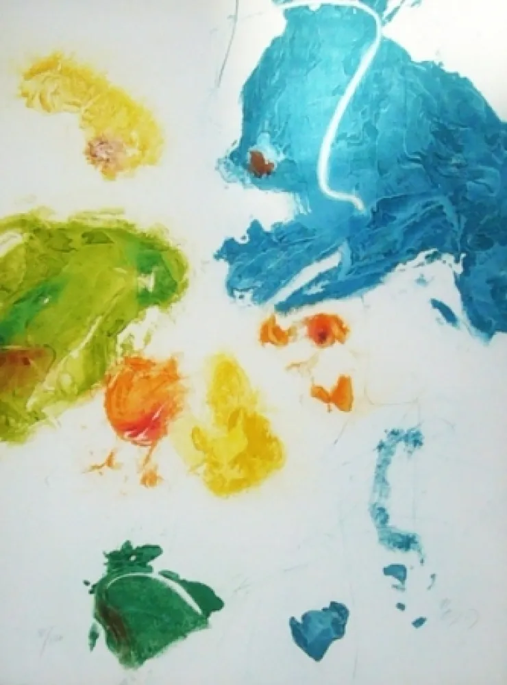 版画 En Joong - Composition abstraite