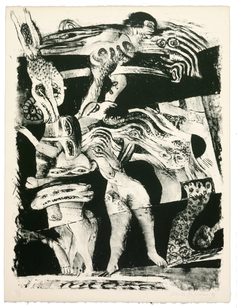 石版画 Engelmann - Sans titre