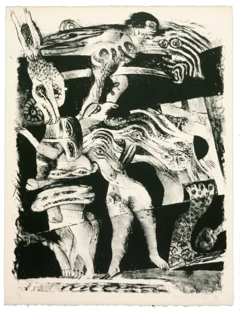 石版画 Engelmann - Sans titre