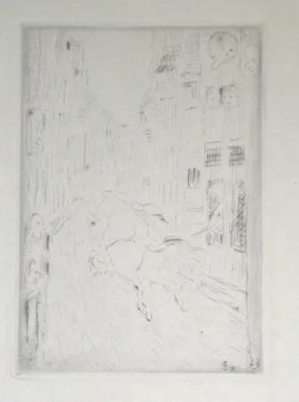 干刻版画 Ensor - Lady Godiva