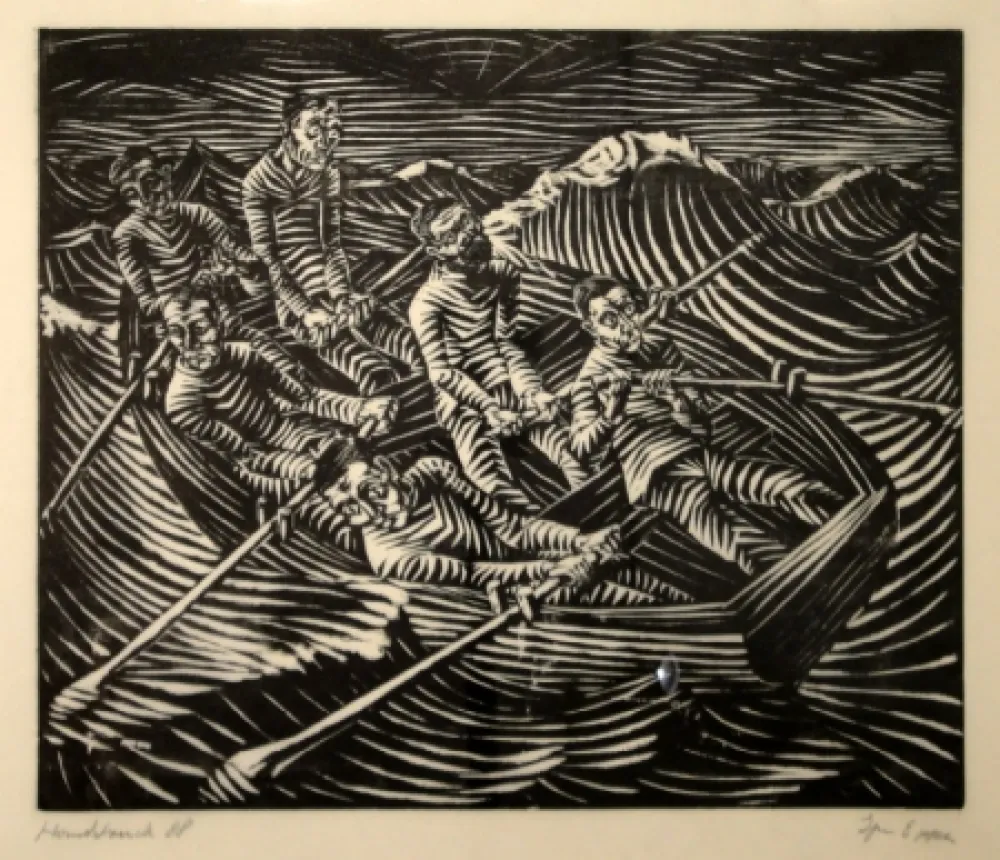 木刻 Epper - Rettungsboot I