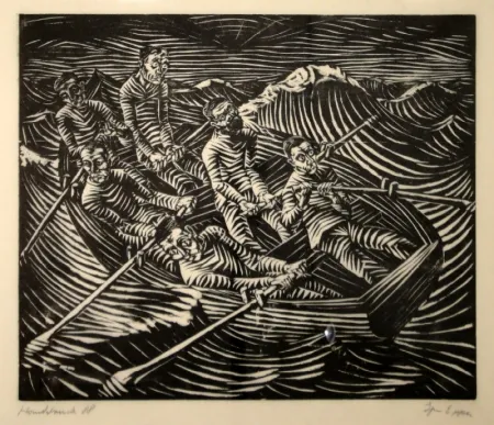 木刻 Epper - Rettungsboot I