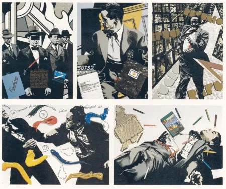 丝网印刷 Equipo Cronica - Serie Negra