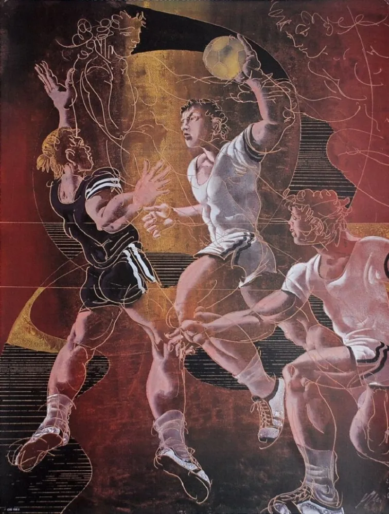 胶版印刷 Erni - Handball