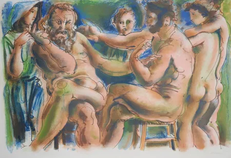 石版画 Erni - Réflexions simples sur le corps