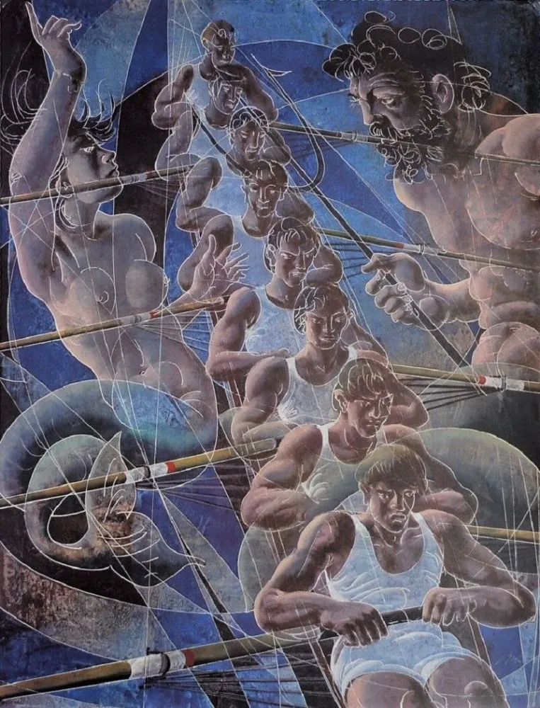 胶版印刷 Erni - Rowing