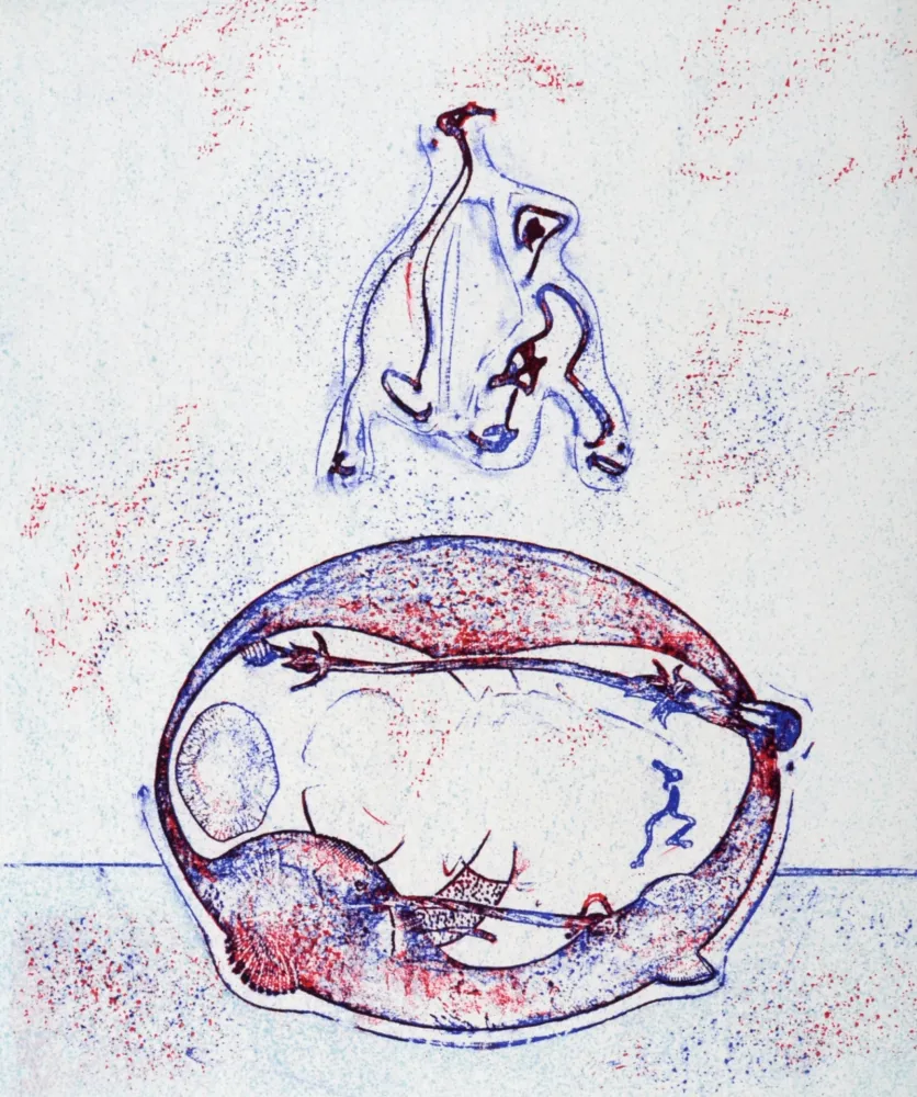 石版画 Ernst - Après moi le XXème siècle, 1971