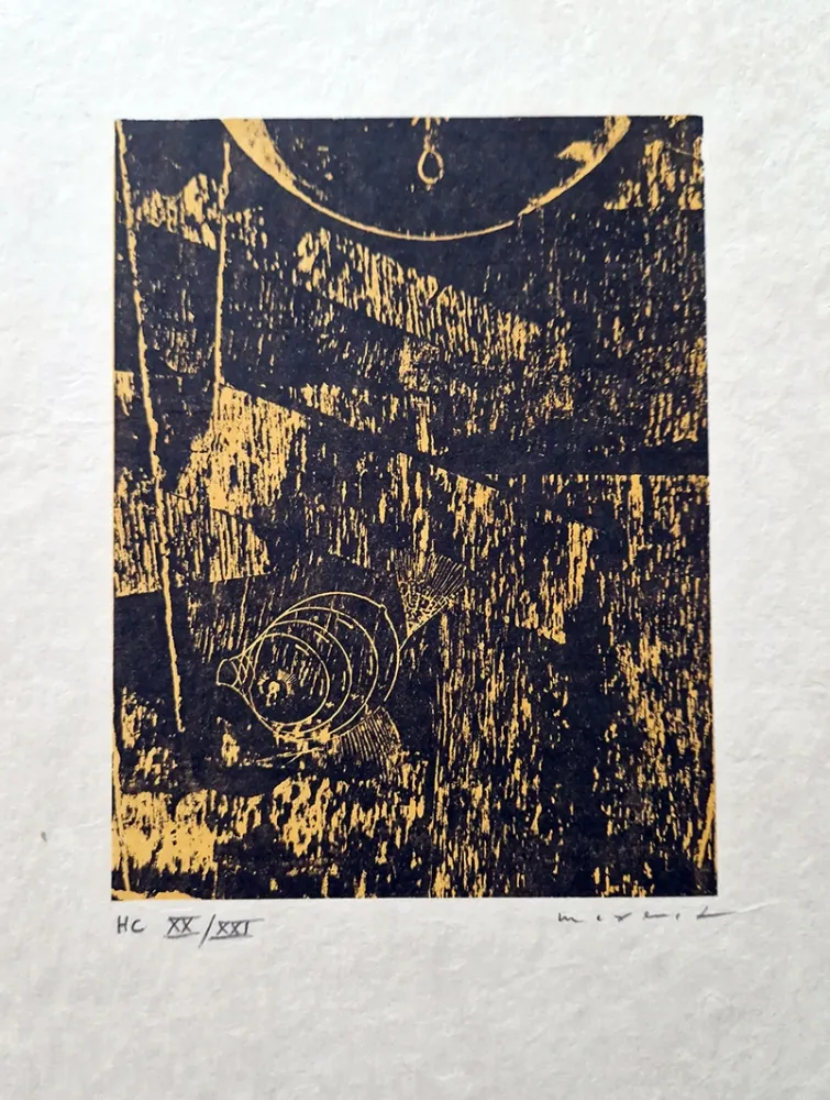 石版画 Ernst - Aux petits agneaux V