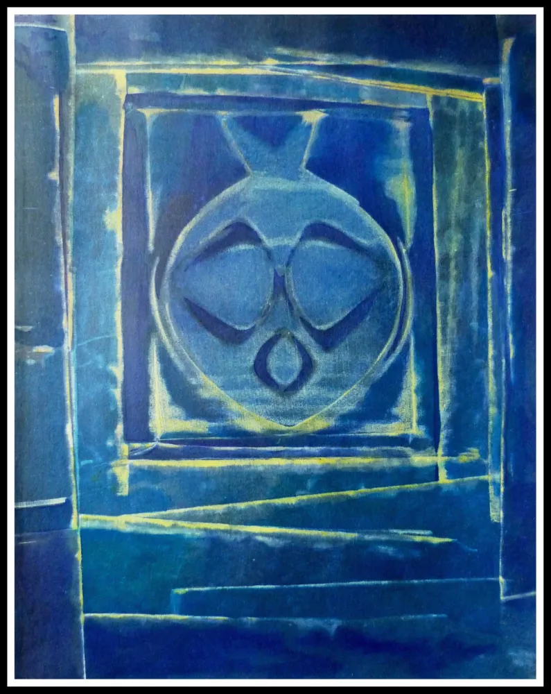镂版印刷 Ernst - COMPOSITION AU VASE BLEU