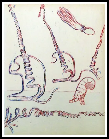 石版画 Ernst - Composition surréaliste 