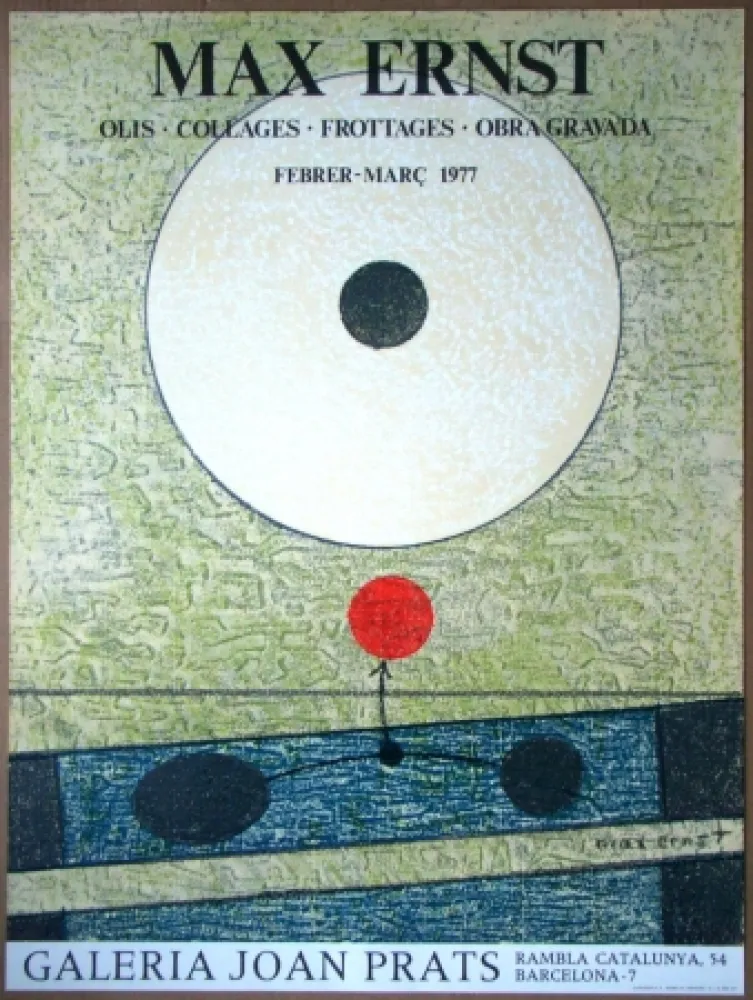 石版画 Ernst - Galeria Joan Prats