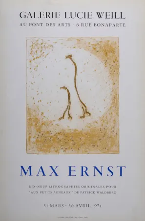 石版画 Ernst - Galerie Lucie Weill, 1971