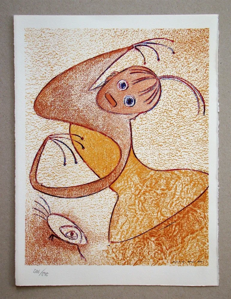 石版画 Ernst - Hommage à San Lazzaro