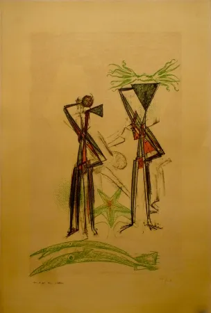 石版画 Ernst - L' Etoile de Mer