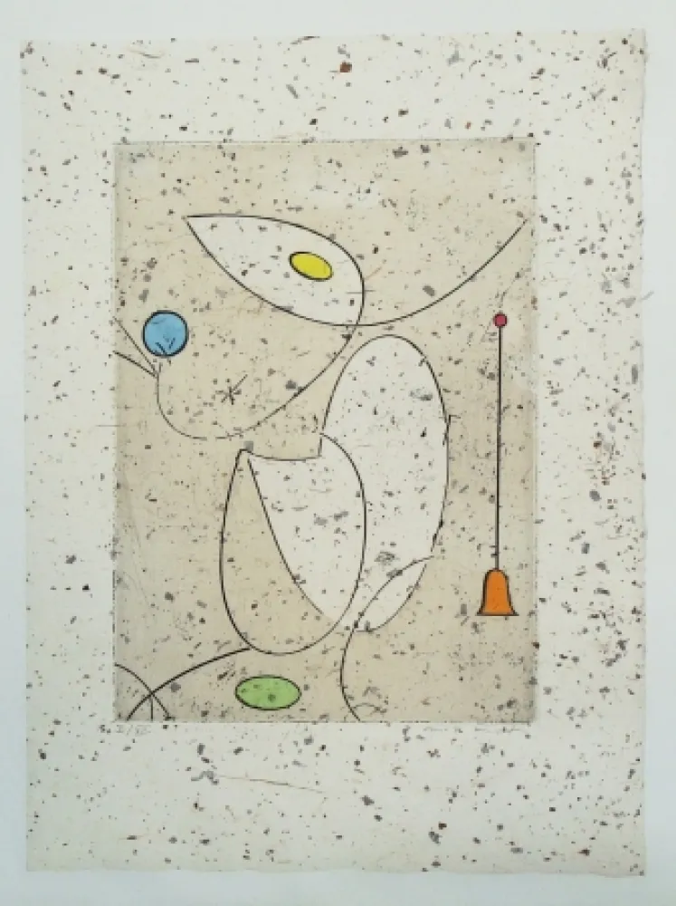 蚀刻版画 Ernst - La cloche rouge