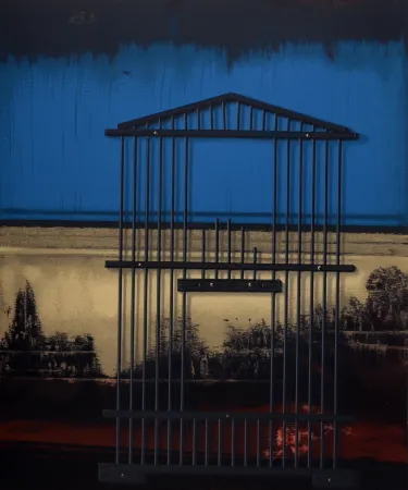 石版画 Ernst - La liberté détruite par l'absence, 1969