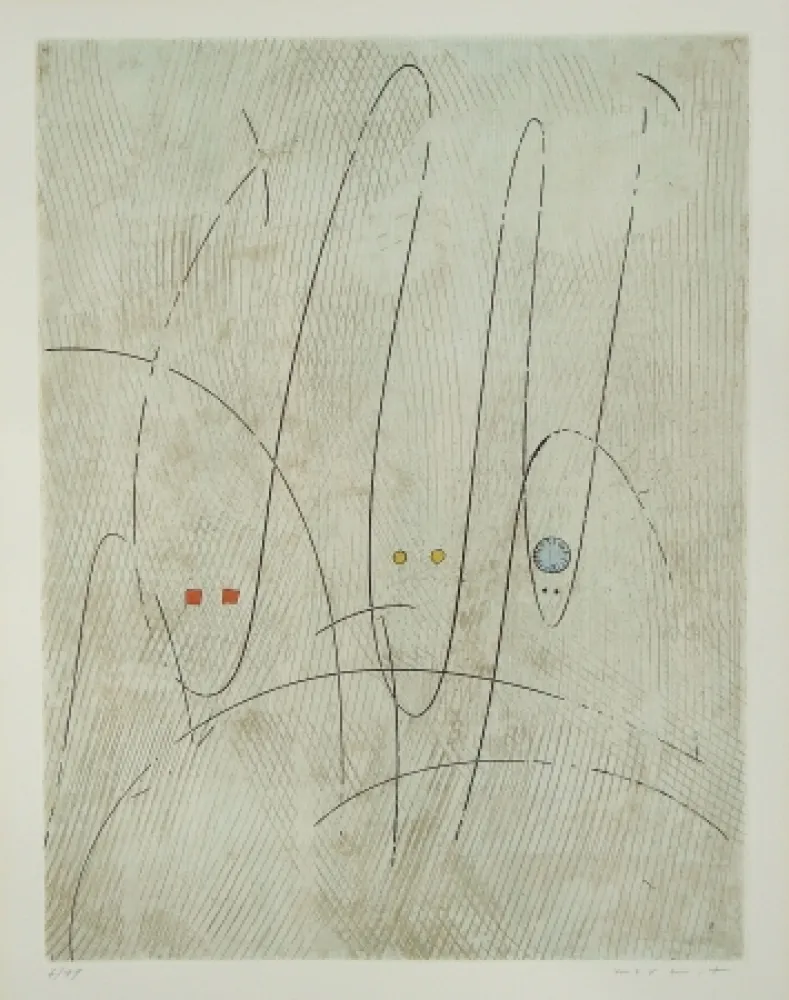 蚀刻飞尘法 Ernst - Les Requins ou Trois requins en quête d'une victime