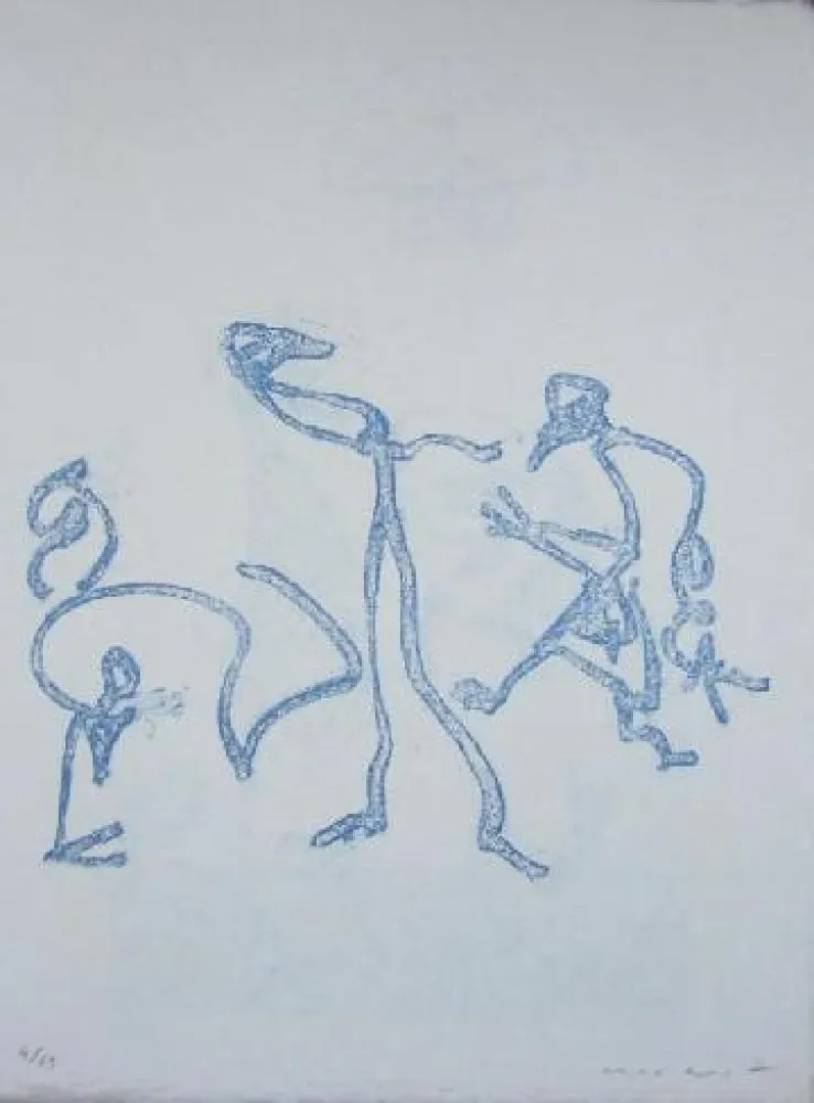 石版画 Ernst - Lewis Caroll's Wunderhorn 