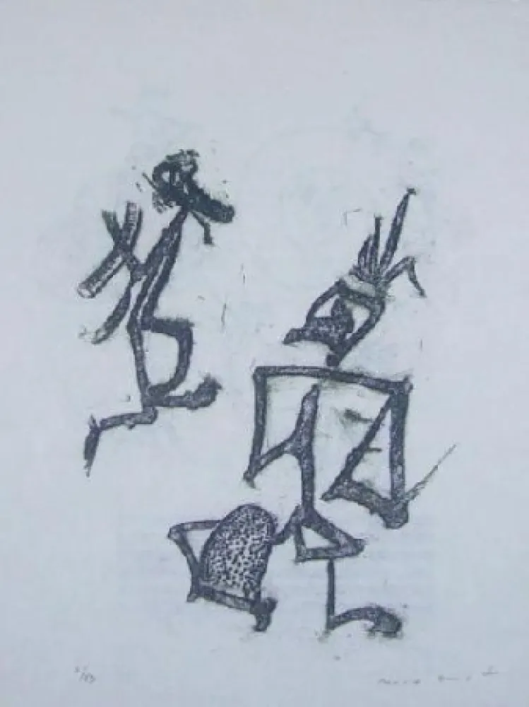 石版画 Ernst - Lewis Carroll's Wunderhorn 28