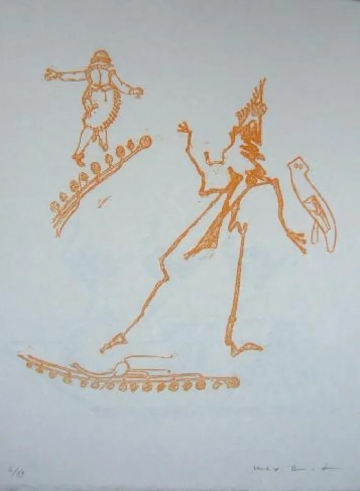 石版画 Ernst - Lewis Carroll's Wunderland 15