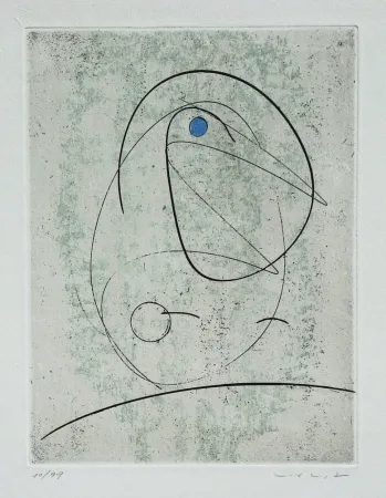 蚀刻版画 Ernst - L'Oiseau bleu