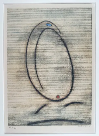 石版画 Ernst -  L'Oiseau caramel 