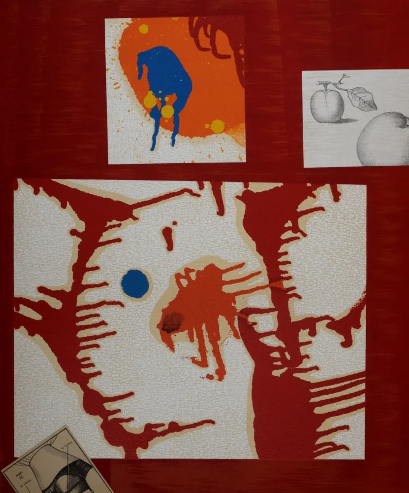 石版画 Ernst - Nous nous sommes portés à la rencontre des foulards, 1969