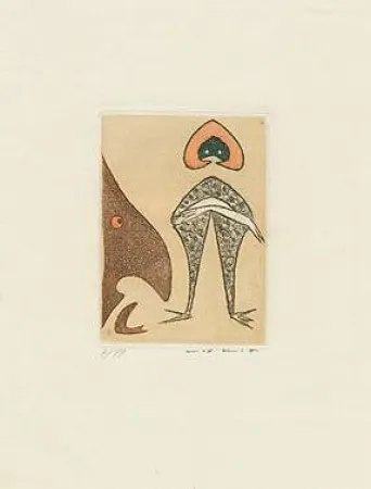 飞尘腐蚀法 Ernst - Ohne Titel bzw. Le chapeau rouge,