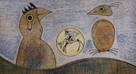 石版画 Ernst - Oiseaux