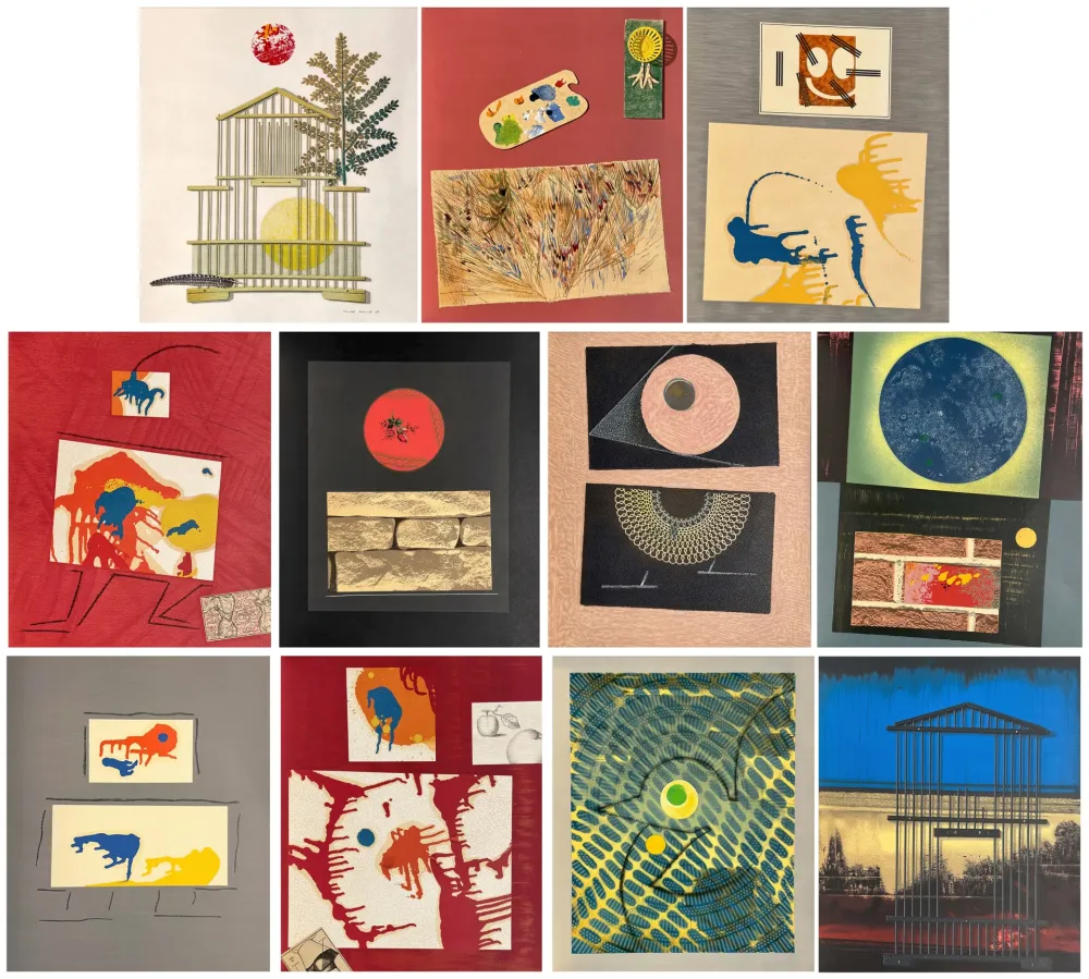 石版画 Ernst - René Char. DENT PROMPTE. SUITE complète des 11 lithographies originales (1969)