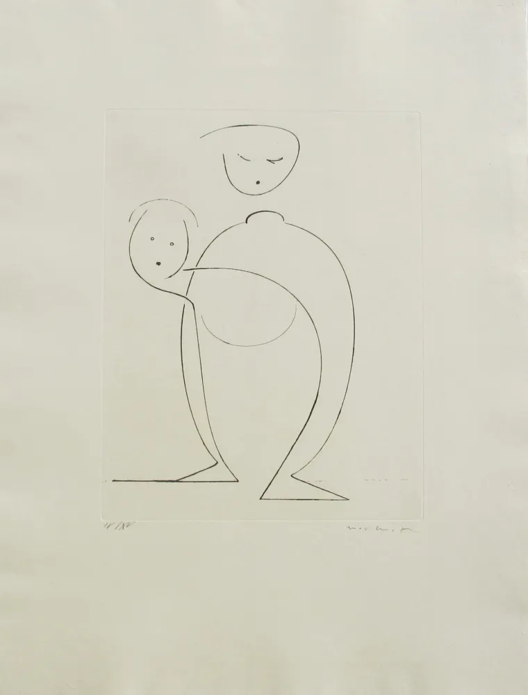 蚀刻版画 Ernst - Sans titre