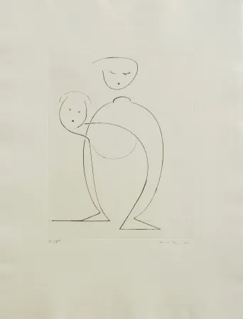 蚀刻版画 Ernst - Sans titre