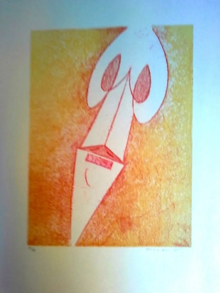 石版画 Ernst - Sin Titulo