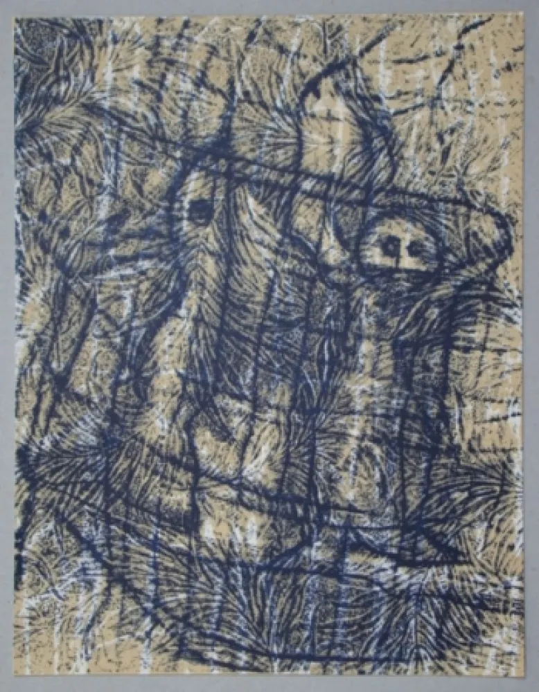 石版画 Ernst - Un chant d'amour