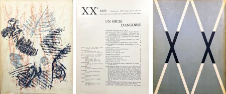 插图书 Ernst - XXe Siècle. Nouvelle série. XXVIe Année. N° 23. Mai 1964. UN SIÈCLE D'ANGOISSE