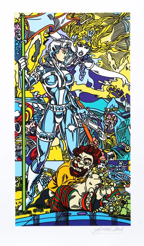 石版画 Erro - Forgotten Future