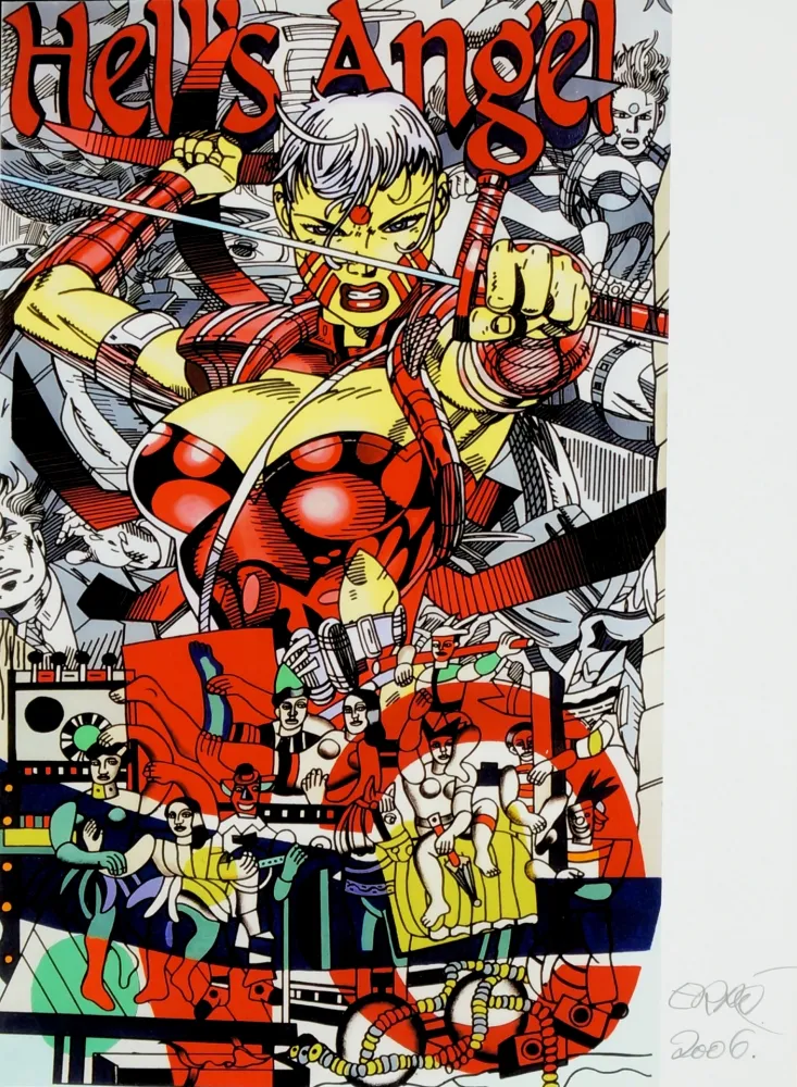 数码版画 Erro - Hell's Angel