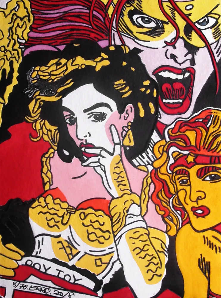 版画 Erro - HOLLYWOOD