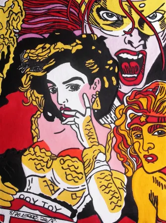 版画 Erro - HOLLYWOOD