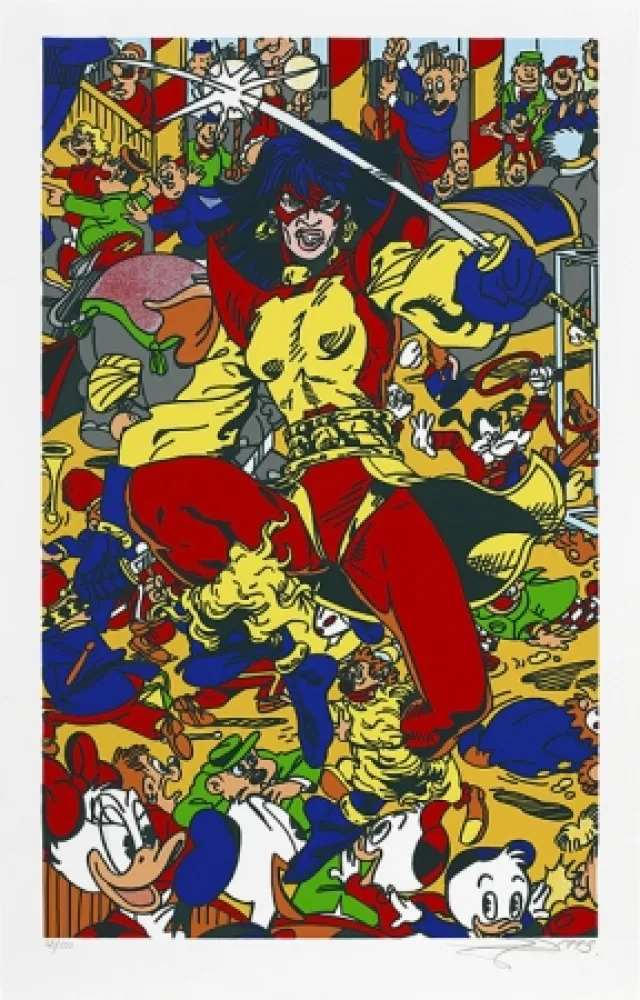 丝网印刷 Erro - La femme fatale V