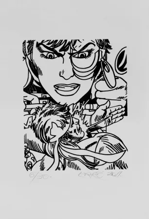 石版画 Erro - Lithographie originale / Original lithograph