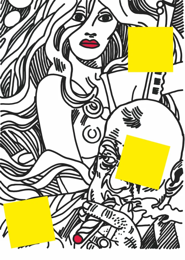 丝网印刷 Erro - Nu (Collection Naked)