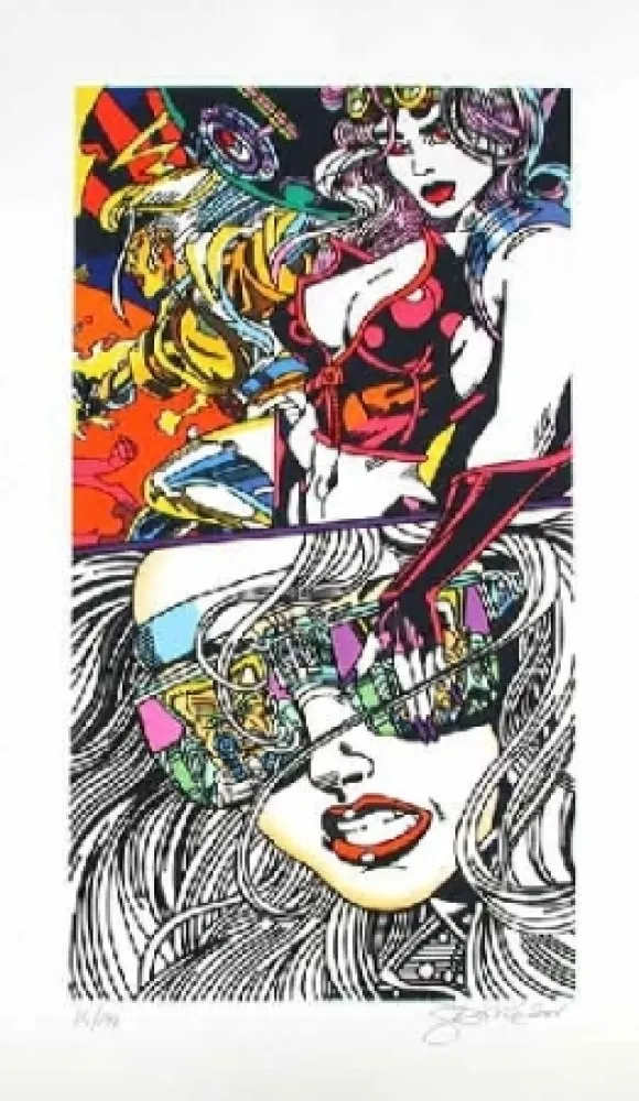 石版画 Erro - Reflection