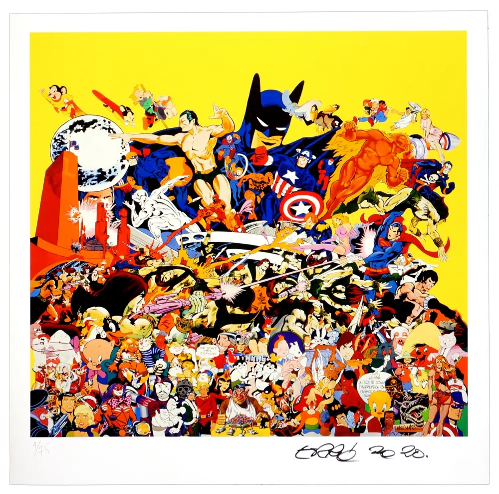 数码版画 Erro - San Titre