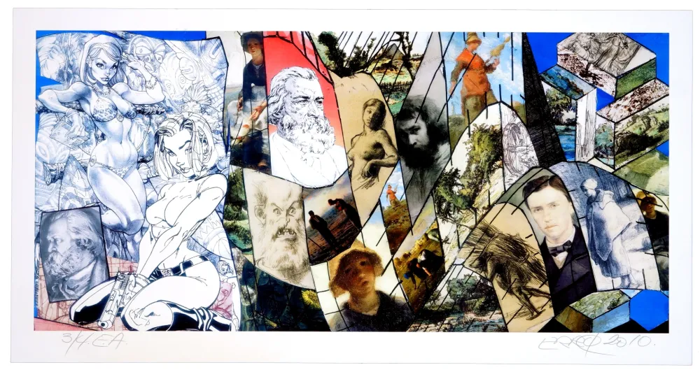 数码版画 Erro - Sans titre