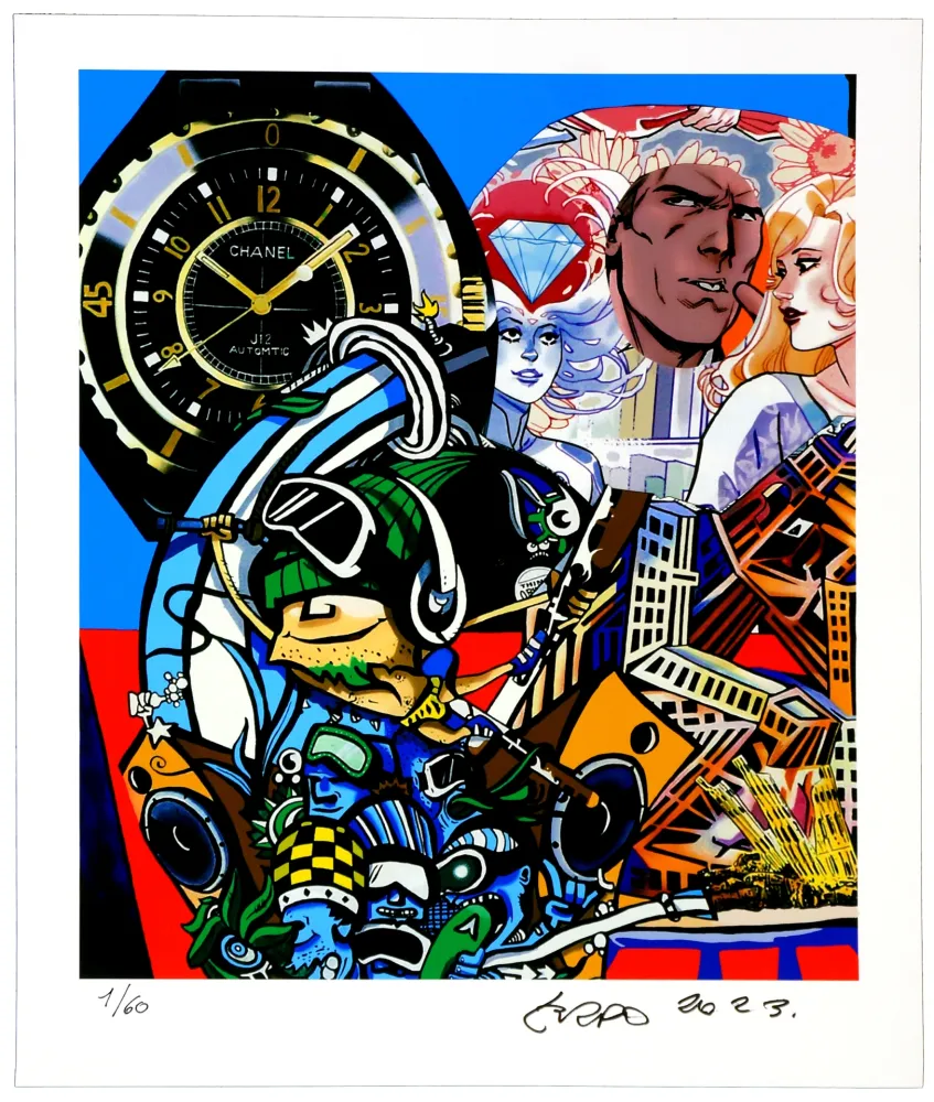 数码版画 Erro - Sans titre