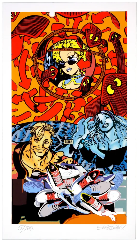 数码版画 Erro - Sans Titre